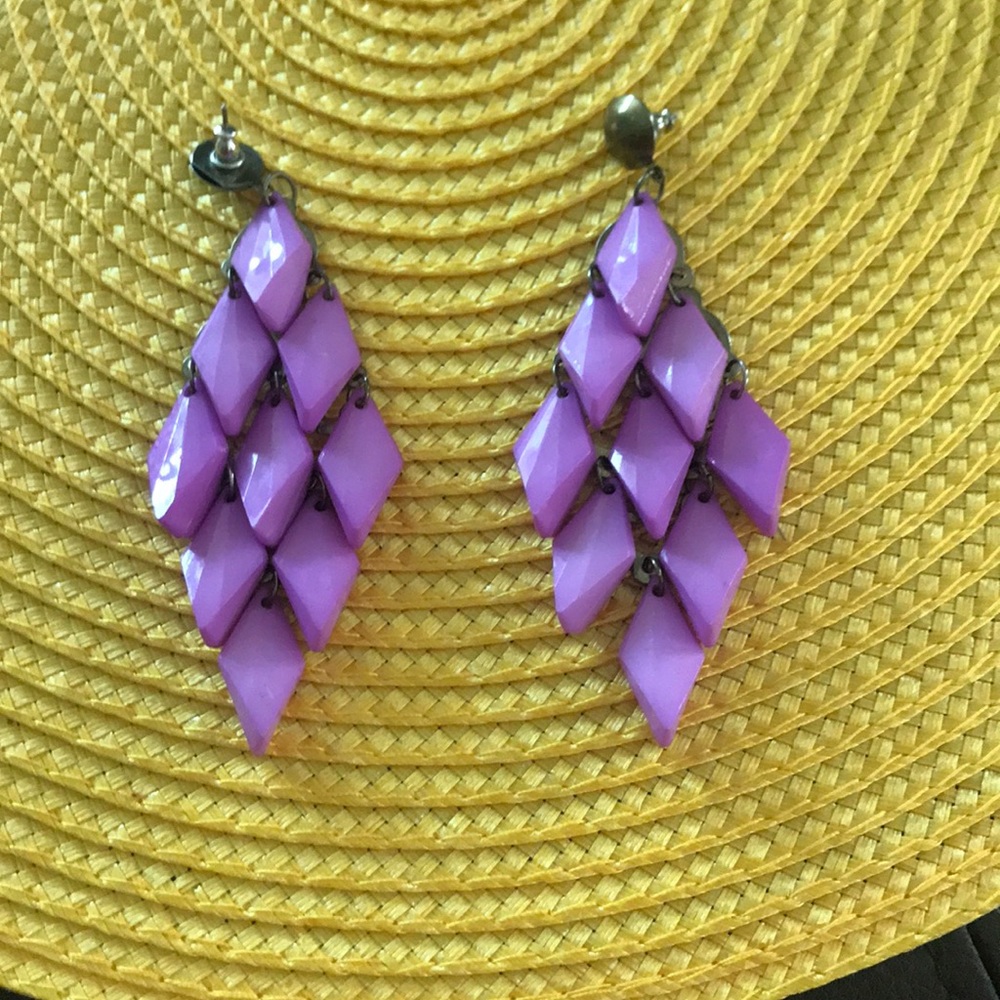 Lavender earrings
